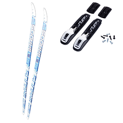 Skis de fond Brados step XT + fixations de base NNN step